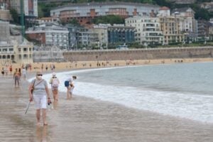 2020 0810 17213800 copy 1024x683 300x200 - Baño interrumpido por la posible presencia de un tiburón azul en las playas de Donostia