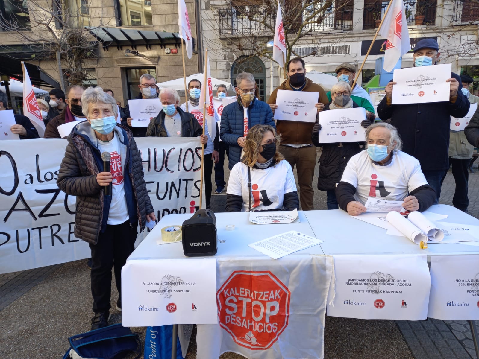 Stop2 - Anuncian piquetes para impedir dos desahucios en Ategorrieta