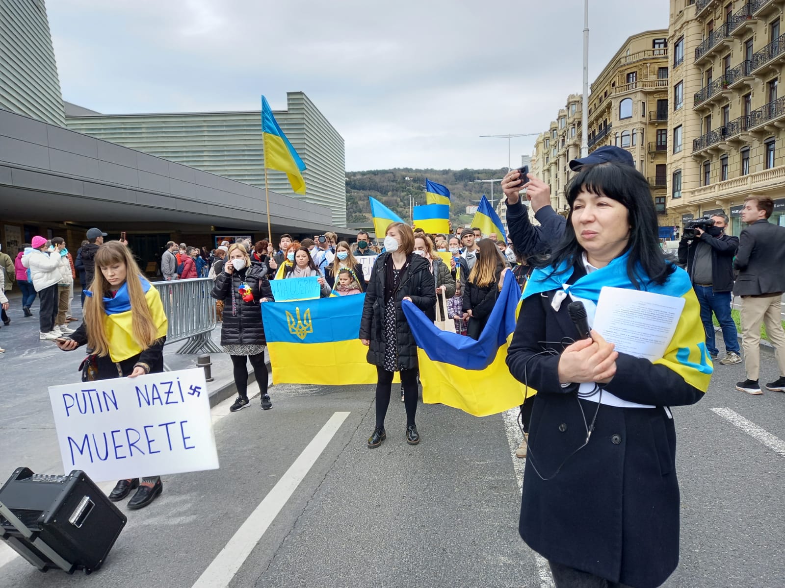 Ucrania2 - Solidaridad con el pueblo ucraniano desde San Sebastián