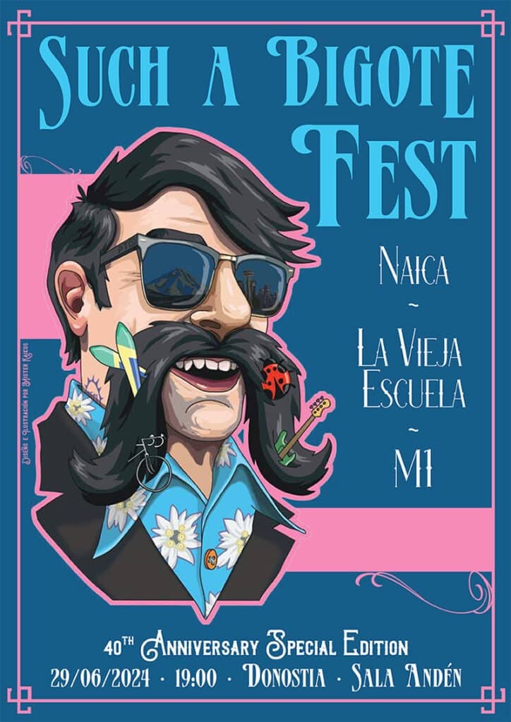 Such a Bigote Fest 724x1024 - Irrumpe el Festival 'Such a Bigote Fest' en el Andén: buena música y más que un cumpleaños