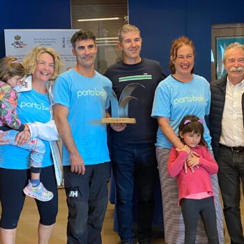 Ganadores de la Regata Elcano. Foto. R.E.