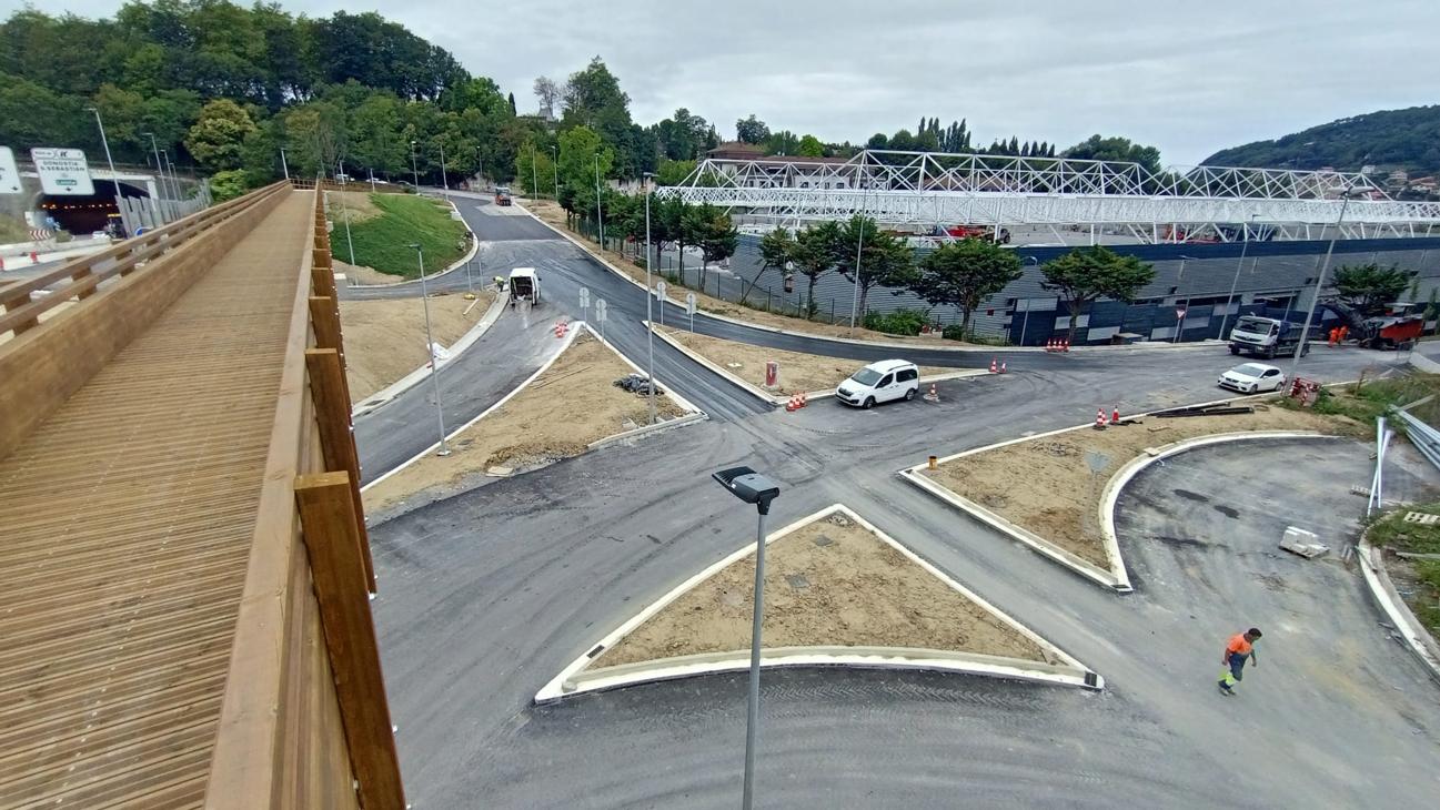 Obras de Marrutxipi. Foto: Diputación