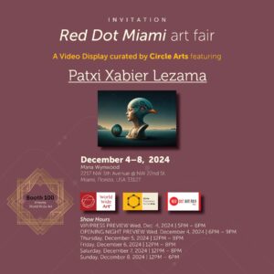 Invitation 300x300 - Patxi Xabier Lezama presenta 'Txoria', homenaje a Joxean Artze, en la feria Red Dot Miami