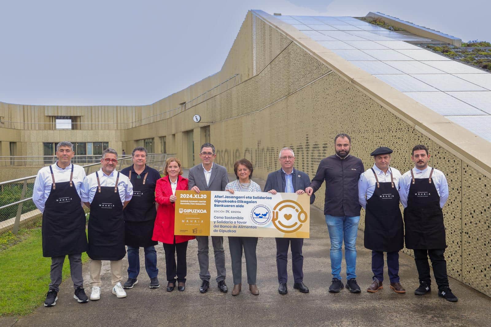 cena solidaria - Los beneficios de la 'Cena Solidaria' se repartirán entre los Bancos de Alimentos de Gipuzkoa y Valencia